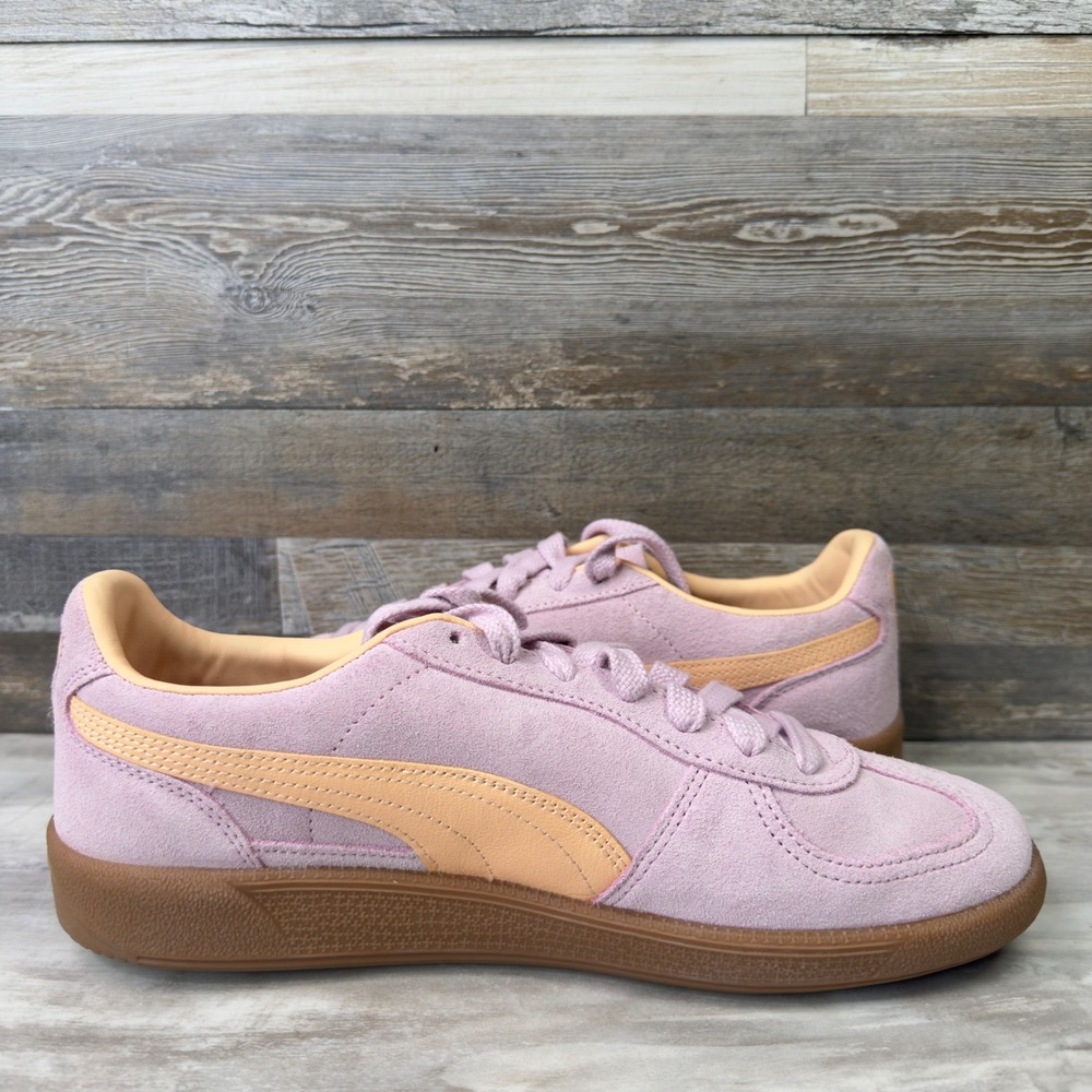 Puma Palermo Mens Size 10 Sneakers Suede Terrace Shoes Orchid Melon 396463-06 - Picture 5 of 10